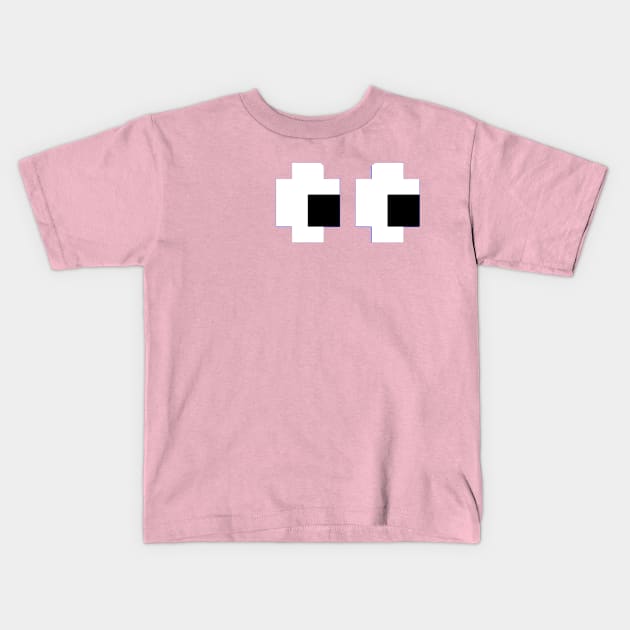 Ghost Eyes Kids T-Shirt by Elvira Khan